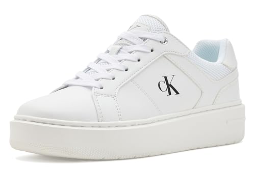 Calvin Klein Daveiro femme baskets confortables contre fatigue noir blanc 8.5