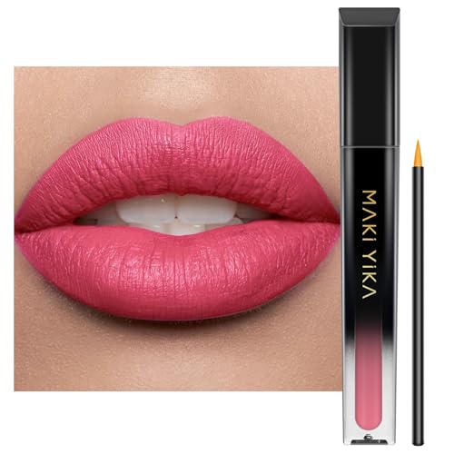 Image of MAKI YIKA Pink Lipstick Matte for Women Color Stay Long Lasting Lipsticks