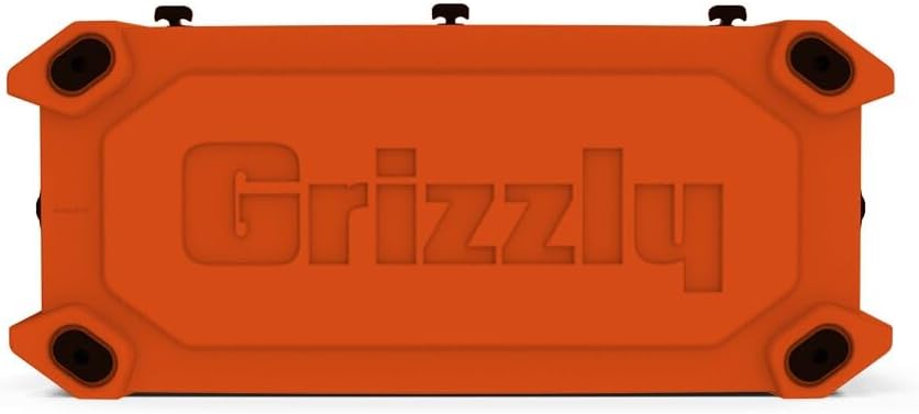 Grizzly 100 Cooler | 100 qt Ice Chest Durable Rotomolded Insulated | Made in USA | Warranty for Life | For Beach Boat Camping Fishing Hunting | G100
