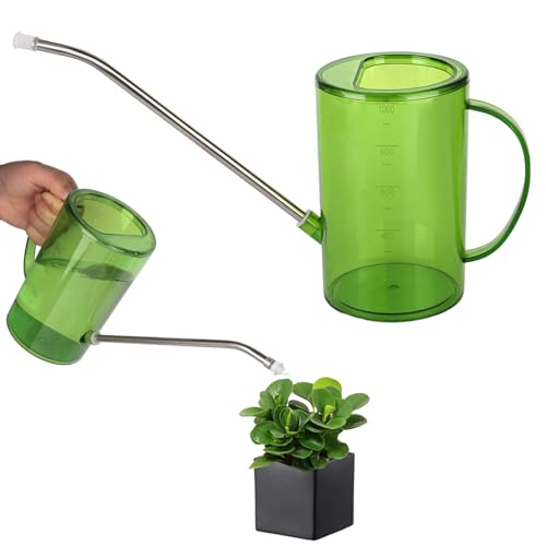 Gießkanne für Zimmerpflanzen mit langem Auslauf 1.0 L,...