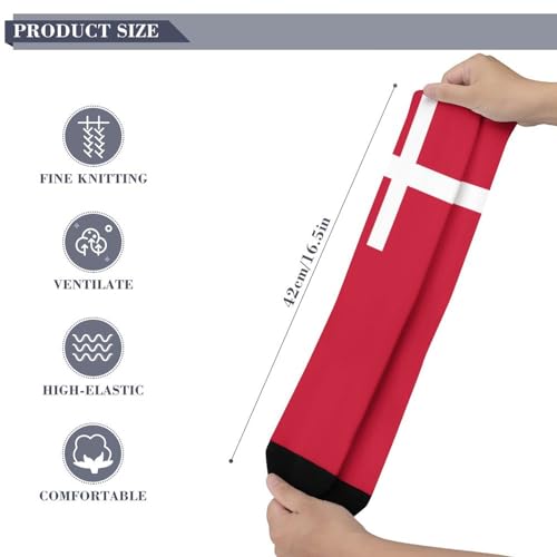 Zakqeik Chicago-City Flag Socks Dress Socks for Men/Women Warm Winter Stocking Novelty Tube Socks Athletic Crew Socks4