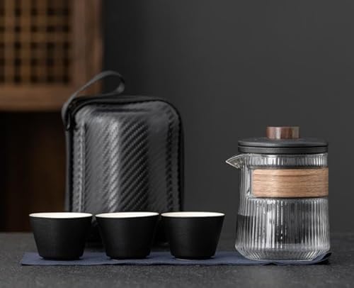 中国茶器セット 茶器セット 台湾茶器セット 旅行ティーセット 携帯用 旅行 収納バッグ付き 陶器 急須 湯呑セット ティーセット 茶器 茶皿 茶器乾燥ティートレー 茶器セット簡単1-3人用携帯 旅行 お出かけ用 中国茶 日本茶 紅茶 ピクニック キャンプ
