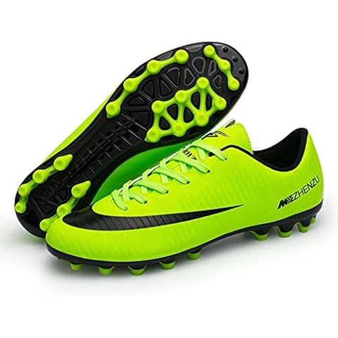 CJYFLOWER Unisex Soccer Cleat Professional Soccer Shoe for Women's Men's Indoor/Outdoor Green Cover