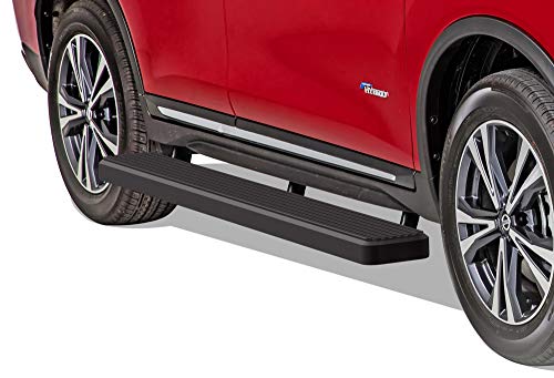Estribos de acero inoxidable negro de 6in APS para Nissan Rogue 14-20 miniatura 4