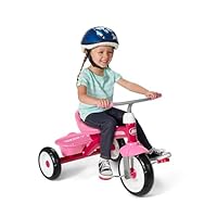 Radio Flyer Red Rider Trike for Ages 2.5–5, Three Wheel Toddler Bike, Kids Tricycle, Outdoor Riding Toy, Durable Steel Frame, Adjustable Seat, Amazon Exclusive