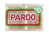 Pardo Natural Jabón en Pastilla Blanco – Limpieza Suave y Tradicional – Uso Diario para Manos y ropa. Pack de dos pastillas de 150g cada una