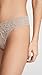 Hanky Panky Women's Signature Lace Original Rise Thong Panty, Taupe, One Size