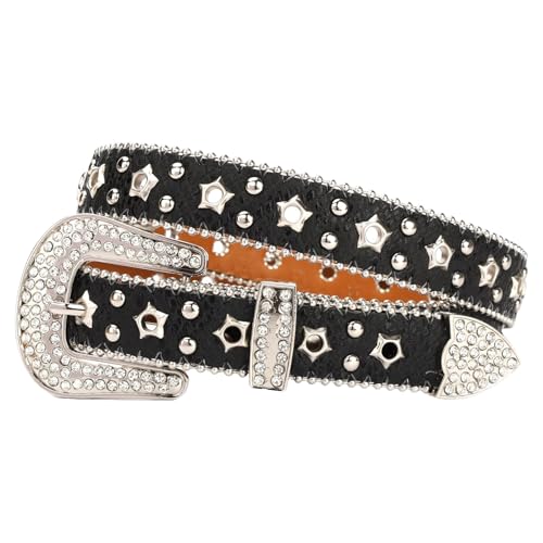 Popular Belt For Pants Jeans Glittering Sequined Rhinestones Buckle Belt Women Girl Wasitband Eye Catching Waist Decors