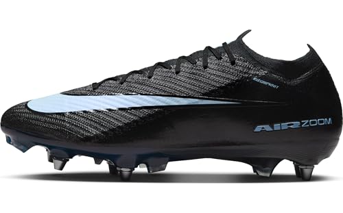 Nike Mercurial Vapor 16 Elite SG-PRO Fußballschuh mit Niedrigem Schaft, Scarpe da Calcio Uomo, Black Ice Blue, 40.5 EU