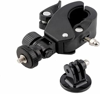 Camera Bike Mount Clamp, for GoPro Hero Camera Seatpost Bicycle Handlebar Clamp Mount Roll Bar w/Adapter