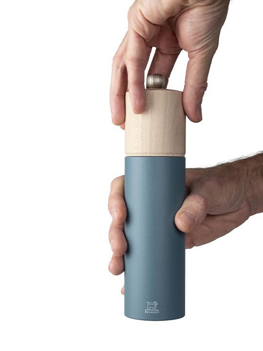 PEUGEOT - Boreal 21 cm Pepper Mill - Classic Grind System - Made with PEFC Certified Beech Wood - Made in France - Celestial Blue - Image 4