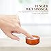 Lurrose Finger Moistener for Paper: 8pcs Finger Wet Sponge - Envelope Sealer Moistener - The Paper Staple Sponge Office Stuff (Random Color)