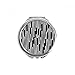 Drip Line Art Grain Illustration Pattern Hand Compact Mirror Round Portable Pocket Glass