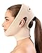 ​ Chin strap Support Band Neck Bandage Mentonera Post Quirurgica Face Lifting Slimmer Chin Lift Facial Compression SCA001 (Small, Beige)