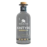 Kintyre Gin - 70cl, 43% ABV - Produced by Beinn an Tuirc Distillers - Perfect Scottish Gin Gift - Beautifully Blended London Dry Gin - Premium Gin with Delicate Floral Notes
