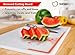 Commercial Grade Plastic Cutting Board with Juice Groove - 18 x 12 Inch for Carving Meat, Grilling, BBQ - 1/2