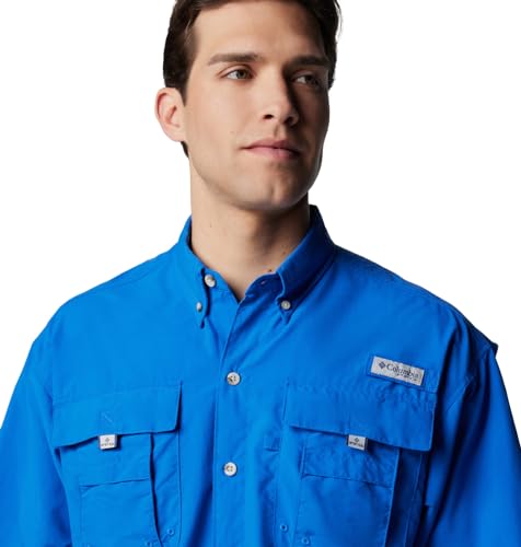 Image of Columbia Men Omni-Shade Bahama II Hiking and Trekking Short Sleeve Shirt