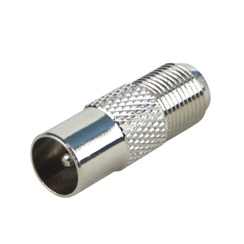 Schwaiger FLS349031 F-Adapter F-Buchse/IEC-Stecker, gerade, 1 STK.