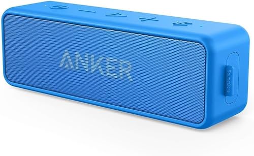 Anker Soundcore 2 - Altavoz Bluetooth Con Sonido Fantástico, Graves Enormes Con Controladores De Graves Duales, Batería De 24 Horas, Protección Mejorada Ipx7 De Agua, Inalámbrico, Para Iphone, Samsung