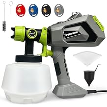 Paint Sprayer for House Painting, 700W Power Paint & HVLP Sprayers with 4 Copper Nozzles & 3 Spray Patterns, Corded Spray Paint Gun for Furniture, Wall, Door