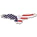 American Flag Patriotic Eagle Lapel Pin, 1 Piece