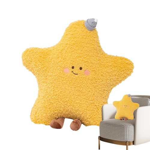 Almohada de estrella, almohada de media luna, funda lavable de felpa suave para viajes, rodilleras, mujeres, embarazo, lumbar, dormir, cuerpo, bebé, apoyo cómodo y relajación