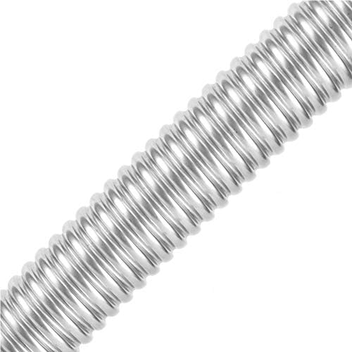 Air Heater Pipe, Stainless Steel Parking Air Heater Exhaust Pipe, Diesel Gas Vent Hose,2.5cm/1in Inner Diameter for Parking Air Heater for Air Diesel Parking Heaters, Car Heater (100CM)
