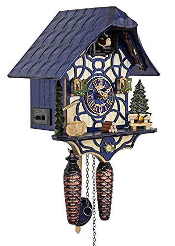Herrzeit By Adolf Herr Quartz Cuckoo Clock - Magic Blue Ah 34 Qm #TOP1