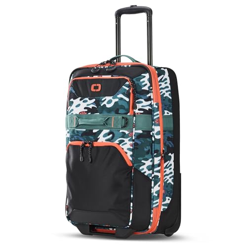 ogio terminal wheeled travel suitcase gear bag checked luggage