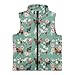 TOADDMOS Horse Full Zip Vest Comfortable Flower Girls Sleeveless Vests Size 7-8 Stylish Lightweight Sleeveless Jackets Outerwear with Pockets Fashion Warm Winter Coat with Pocket