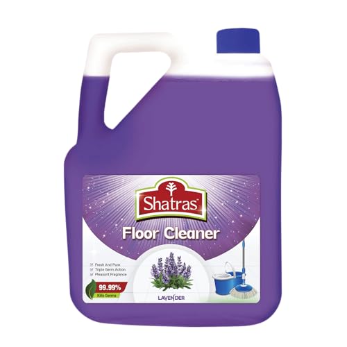Shatras 5L Lavender Fresh Floor Cleaner 100x Disinfectant, 9...