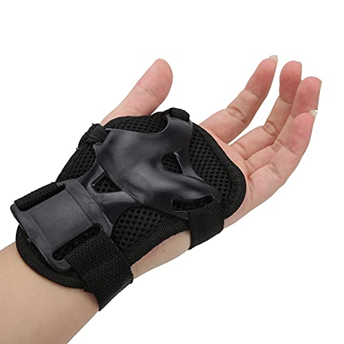 Conjunto de equipamentos de proteção para patins com rodas, joelheiras confortáveis ​​kit de proteçã