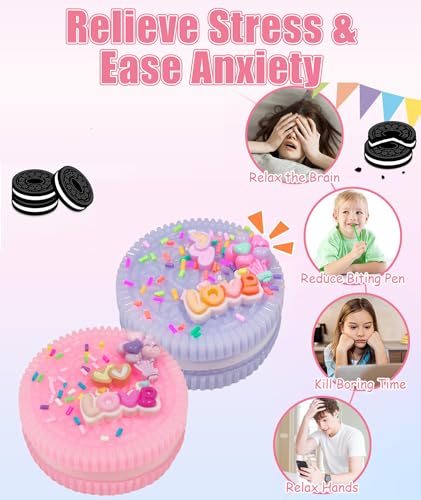 Image of 2Pcs Taba Squishy, Squishy, Squishy Toy Stress Relief Toys Funny Novelty Cute Animals Stress Relieving Fidget Toy for Boys Girls Birthday Party Gifts Anxiety&Relaxation for Kids Teenage