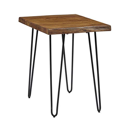 Jofran Nature's Edge Chairside Table, 18" W X 24" D X 24" H, Acacia Finish, (Set Of 1) #TOP3