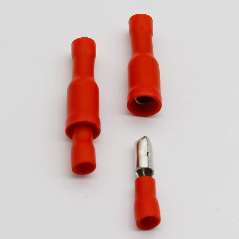 Bornes à rouges mâles et femelles cosse électrique à sertir pour câble souple