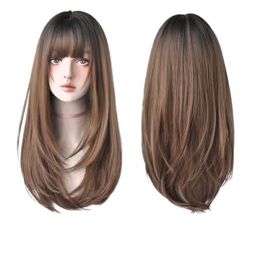Trendy Long Airy Bangs Wig Lolita Style Wig With Bangs