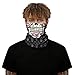 Ababalaya Face Bandanas for Sports, Outdoors, Sport Headband Neck Gaiter, Skull Series