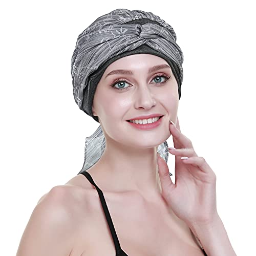 Chemo Headwear Turbans for Women Long Hair Head Scarf Headwraps Cancer Hats