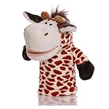 パペット 【国内検査機関検査済み】ぬいぐるみ ハンドパペット (キリン きりん)