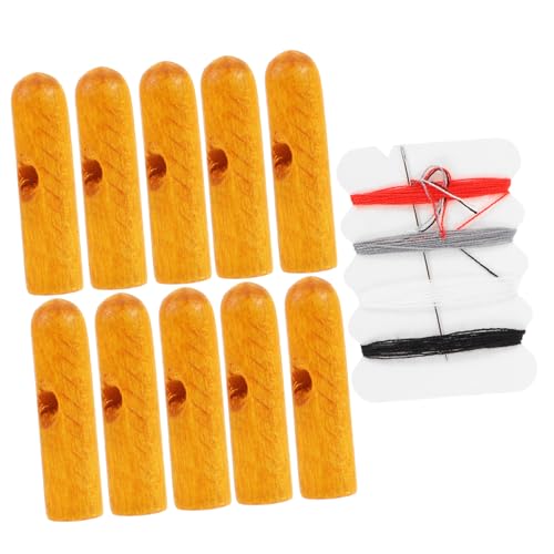 Holibanna 10stücke Perlen Für Eines Faltbaren Regenschirms Aus Holz Zubehör Für Regenschirme Und Sonnenschirme Lochdurchmesser Ersatz Für Schirmwanzperlen