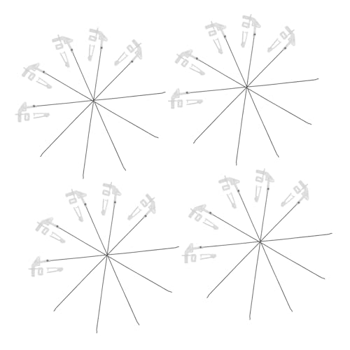 Totority Enhance Plane Skills 20 Pack Push Rod Connector Linkage Stopper for Airplane Accessories