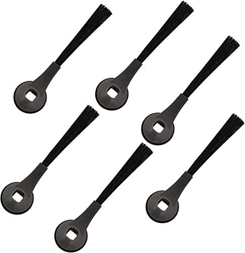 102KY1000 Shark Side Brushes Replacement (6 Pack) Compatible for Shark IQ Robot R101AE (RV1001AE), RV1100, RV1101, RV2011DRUS, RV912S, R100, UR1105ARUS Vacuums