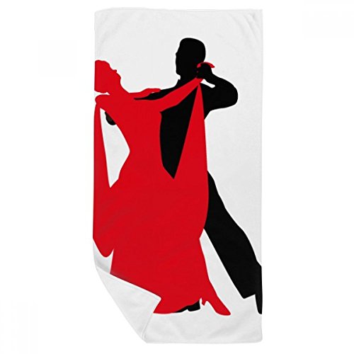 Serviette de bain Danse Sociale 35x70cm multicolore débarbouillette douce - 2
