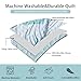 Tritard 3 Piece Coastal Quilt Sets King Size Nautical Reversible Lightweight Bedspread Coverlet with 2 Shams Blue Starfish Conch Beach Microfiber Bedding Quilt Set for All Season, 106''x96''