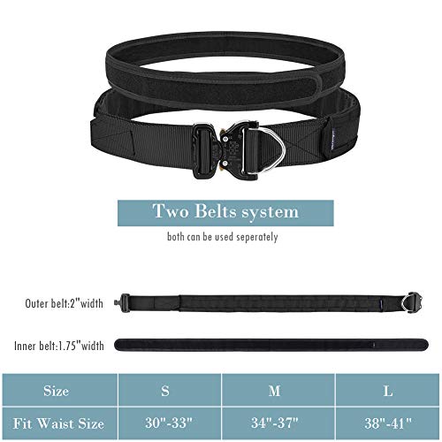 EMERSONGEAR Tactical Battle Belt Cobra Buckle Molle Gun Belt Heavy Duty