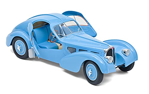 Solido 421185860 Bugatti SC Atlantic, Type 57, Bj. 1937, Modellauto, Maßstab 1:18, blau hellblau ohne wunschkennzeichen – Bild 2