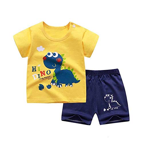 Pijama de Verano Niño Manga Corta "Hi Dino"