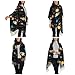 YAGEZI Planets Stars And Milky Way Galaxy Warm Scarf,Soft Scarf For Men And Women,Fashionable Shawl Scarf