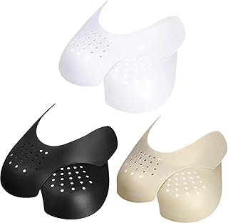 Shoe Protector oe Crease Protector Anti-Wrinkle Shoe Protectors Shoe Creases Stoppers for Sneaker and Casual Shoes Black and White and Grey for Adult 3 Pairs