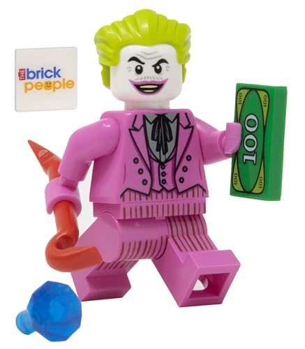 LEGO DC Superheroes: Minifigura Joker con traje rosa y palanca